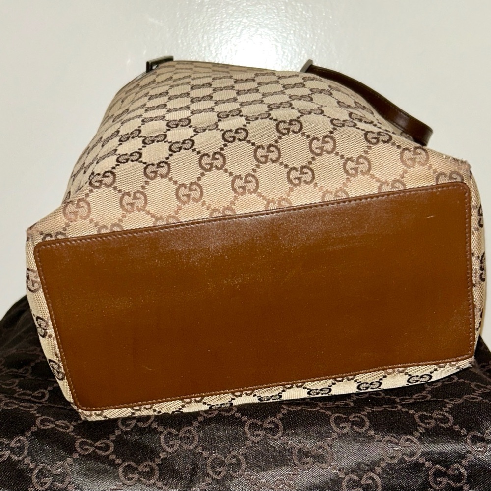 Gucci Vintage Authentic GG Monogram Vertical Tote Bag.  Excellent Condition - Picture 6 of 16